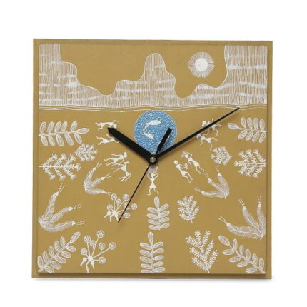 Wall Clock For Decoration Warli