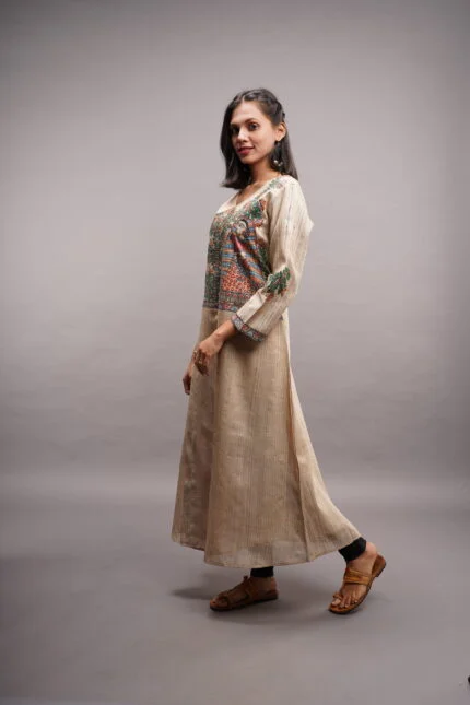 Madhubani Silk Kurti