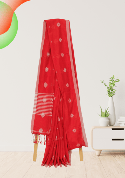 Jhilmil Khadi Saree