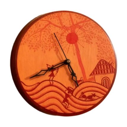 Handcrafted Wooden Wall Clock