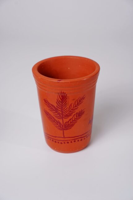 Warli Handcrafted Terracotta Glass