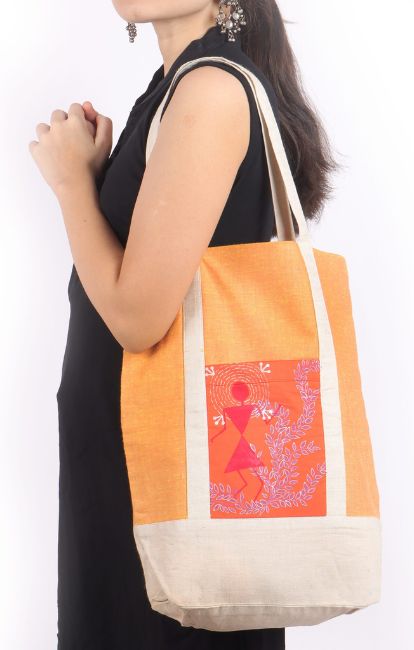 Warli Hand Painted Bag